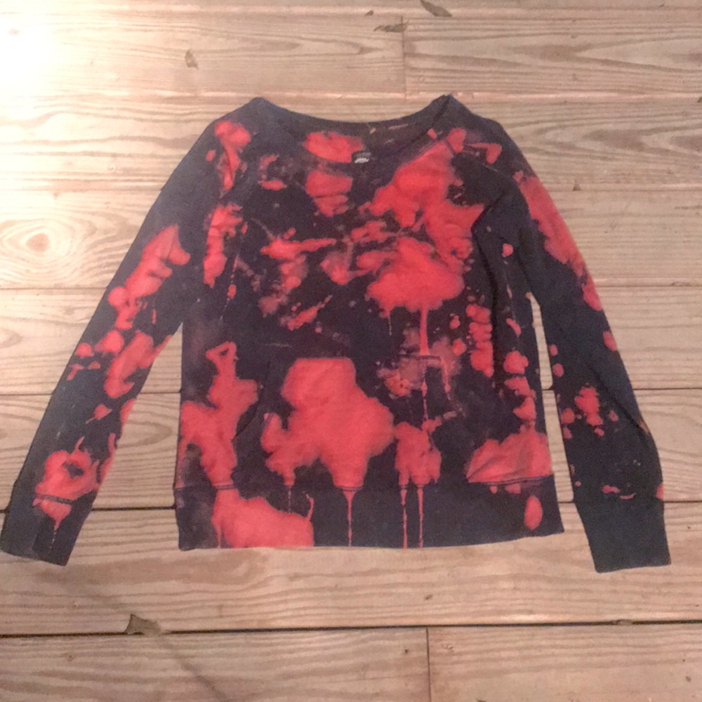 Lucky Brand Custom Dyed Sweatshirt with Pocket